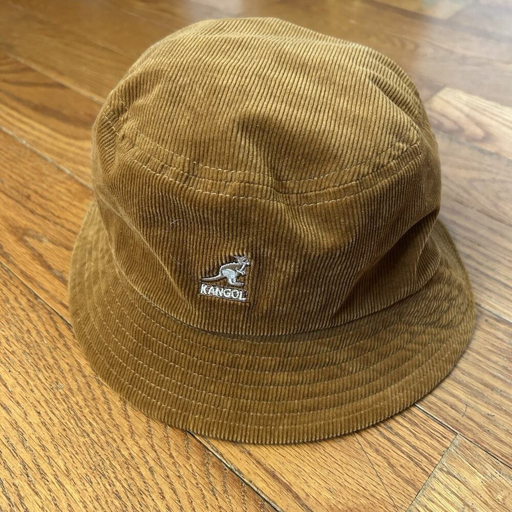 Kangol Cord Bucket Brown Corduroy Hat Medium